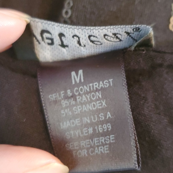 Black scoop neck sequin t shirt - Picture 6 of 6